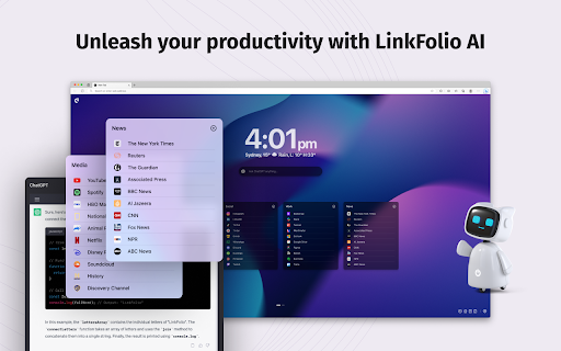 LinkFolio AI - 谷歌插件