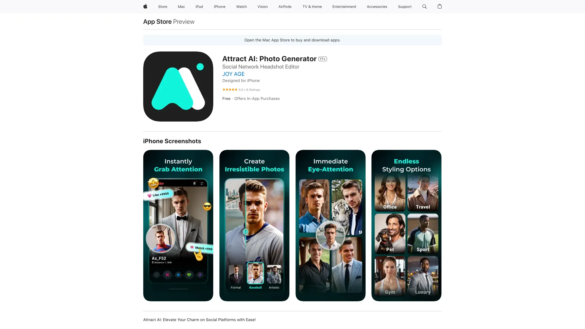 Attract AI: Photo Generator