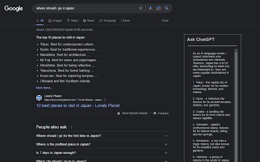 ChatGPT Assistant for Web Search - 谷歌插件