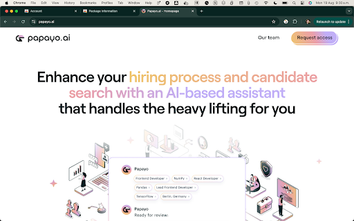 AI-based assistant for hiring - 谷歌插件