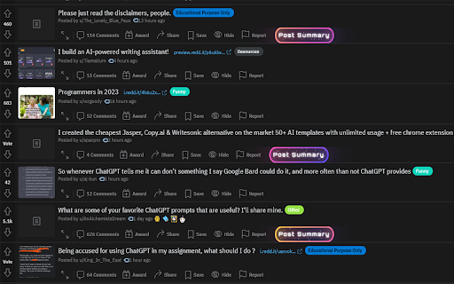 Reddit Comment Analyzer - 谷歌插件