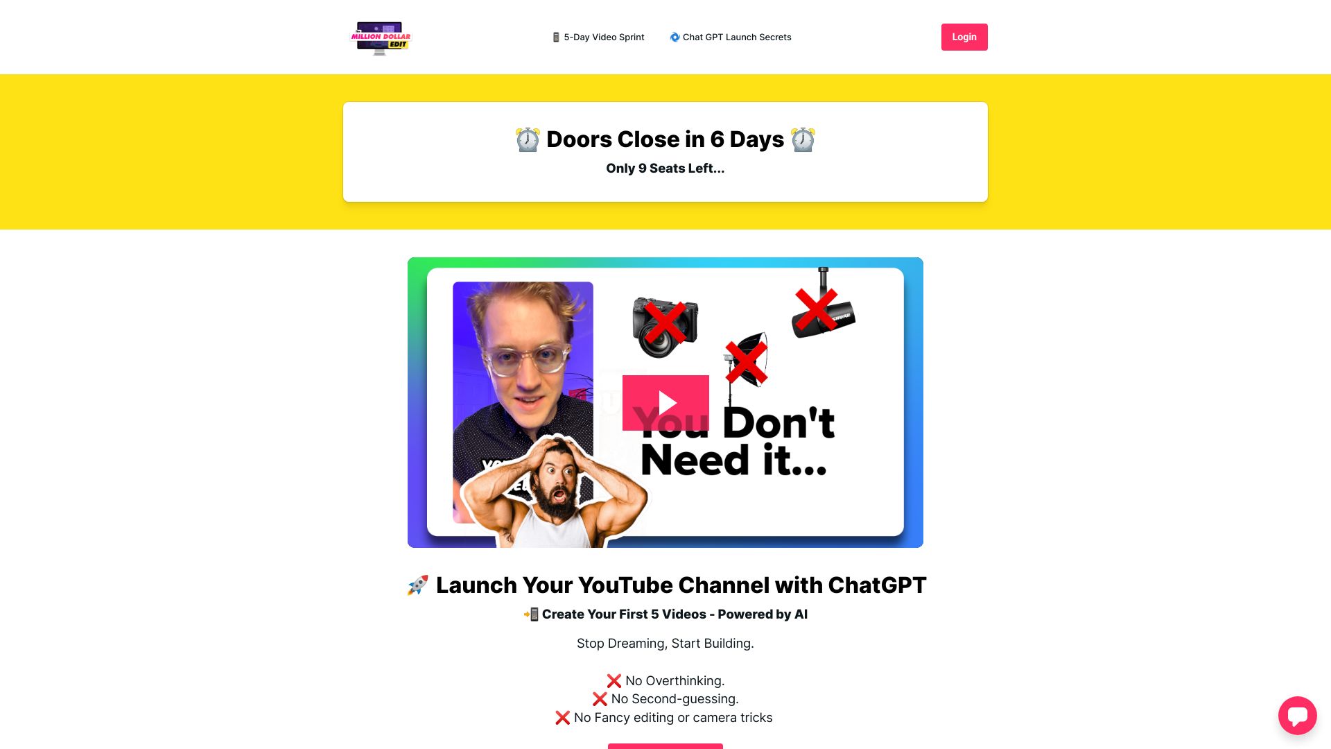 The 5-Day Video Sprint