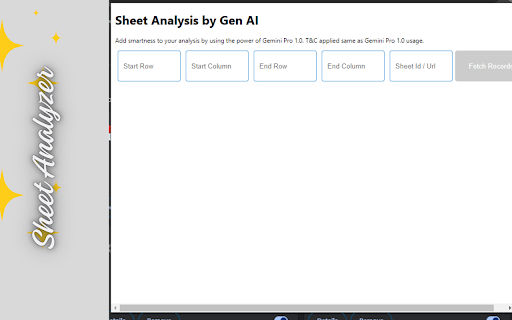 Google Sheets AI Extension - 谷歌插件