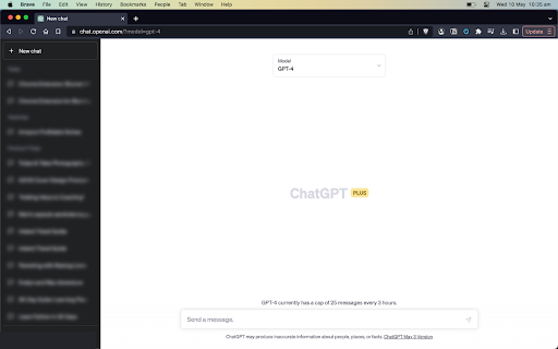 Blur Chat History - 谷歌插件