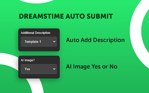 Demo Dreamstime Auto Submit for AI Image Stock - 谷歌插件