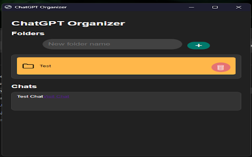 Organize your chats in ChatGPT - 谷歌插件