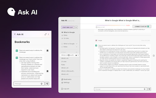 Google AI Search and Chat - 谷歌插件
