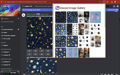 MidJourney Gallery Viewer - 谷歌插件