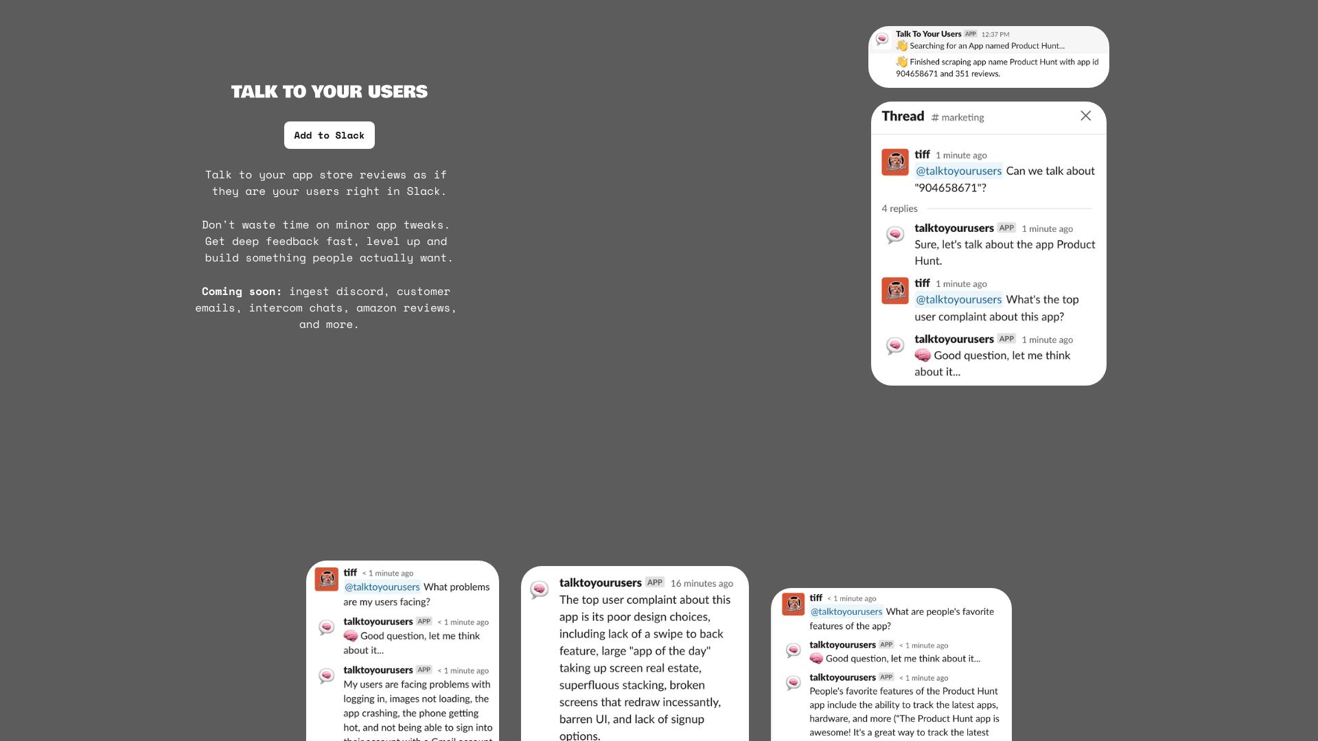TalkToYourUsers.co