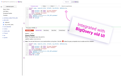 Powerful BigQuery IDE powered by AI - 谷歌插件