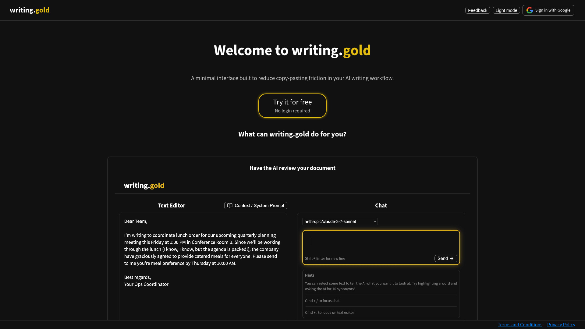writing.gold