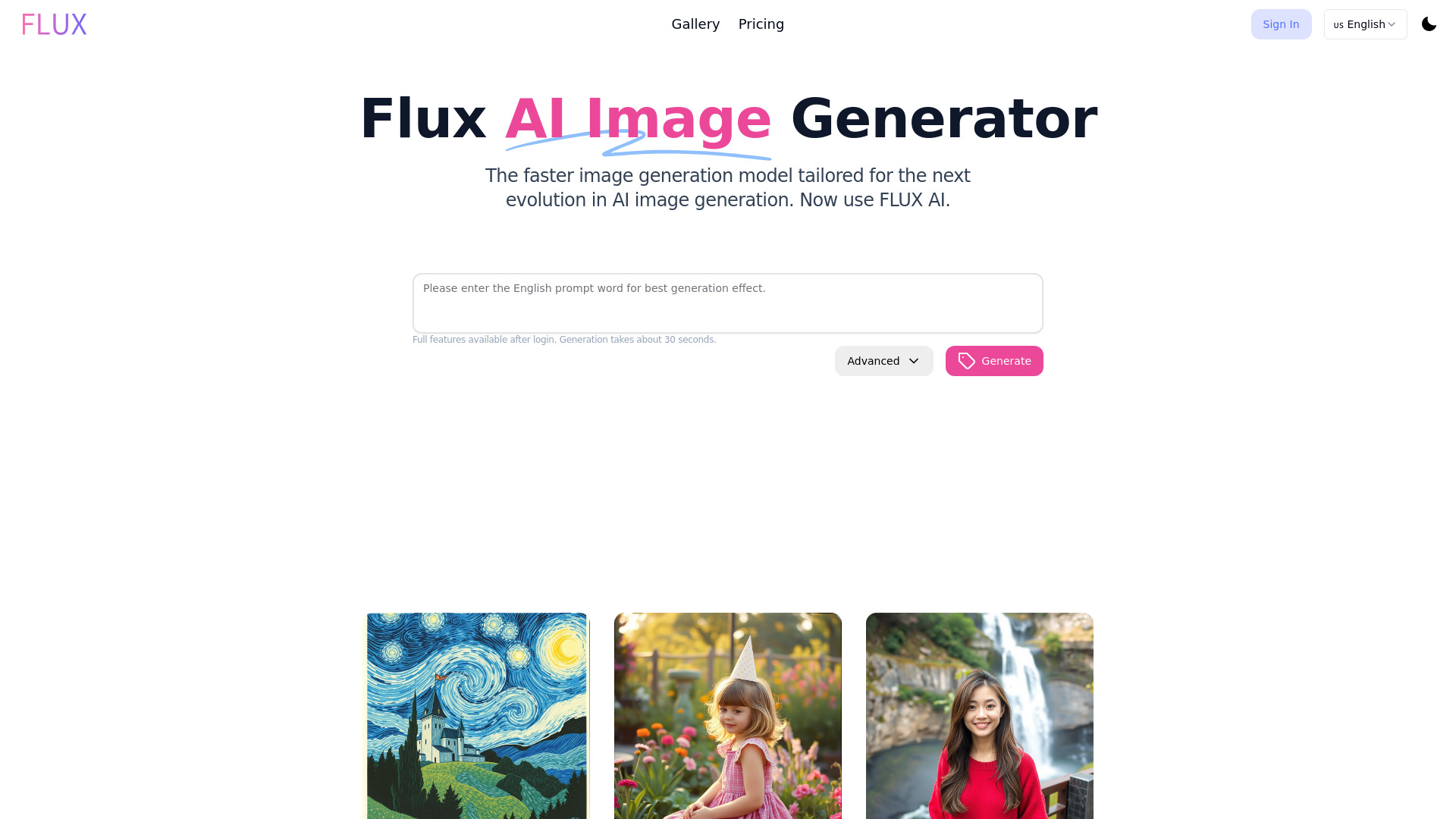 Flux AI Image Generator