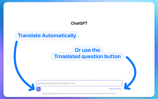 ChatGPT 번역기 - 谷歌插件