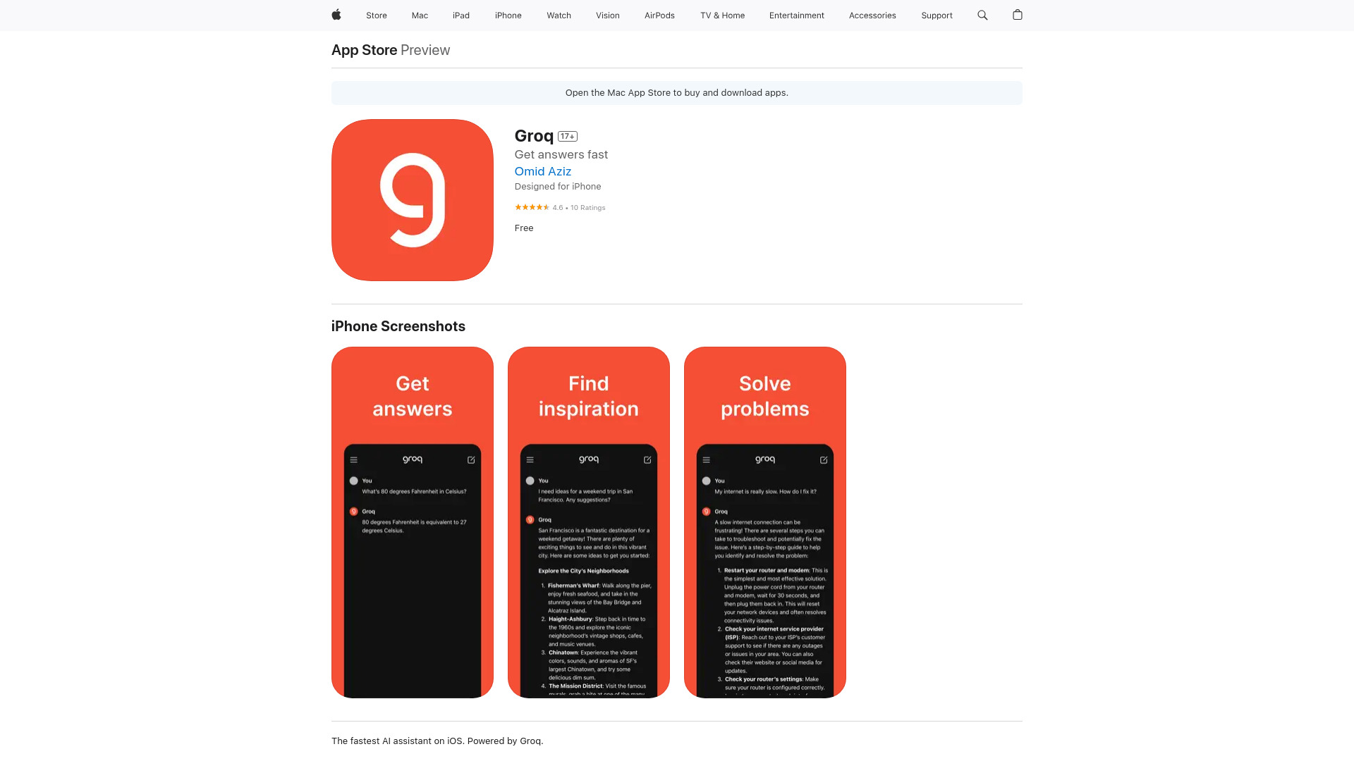 Groq on the App Store