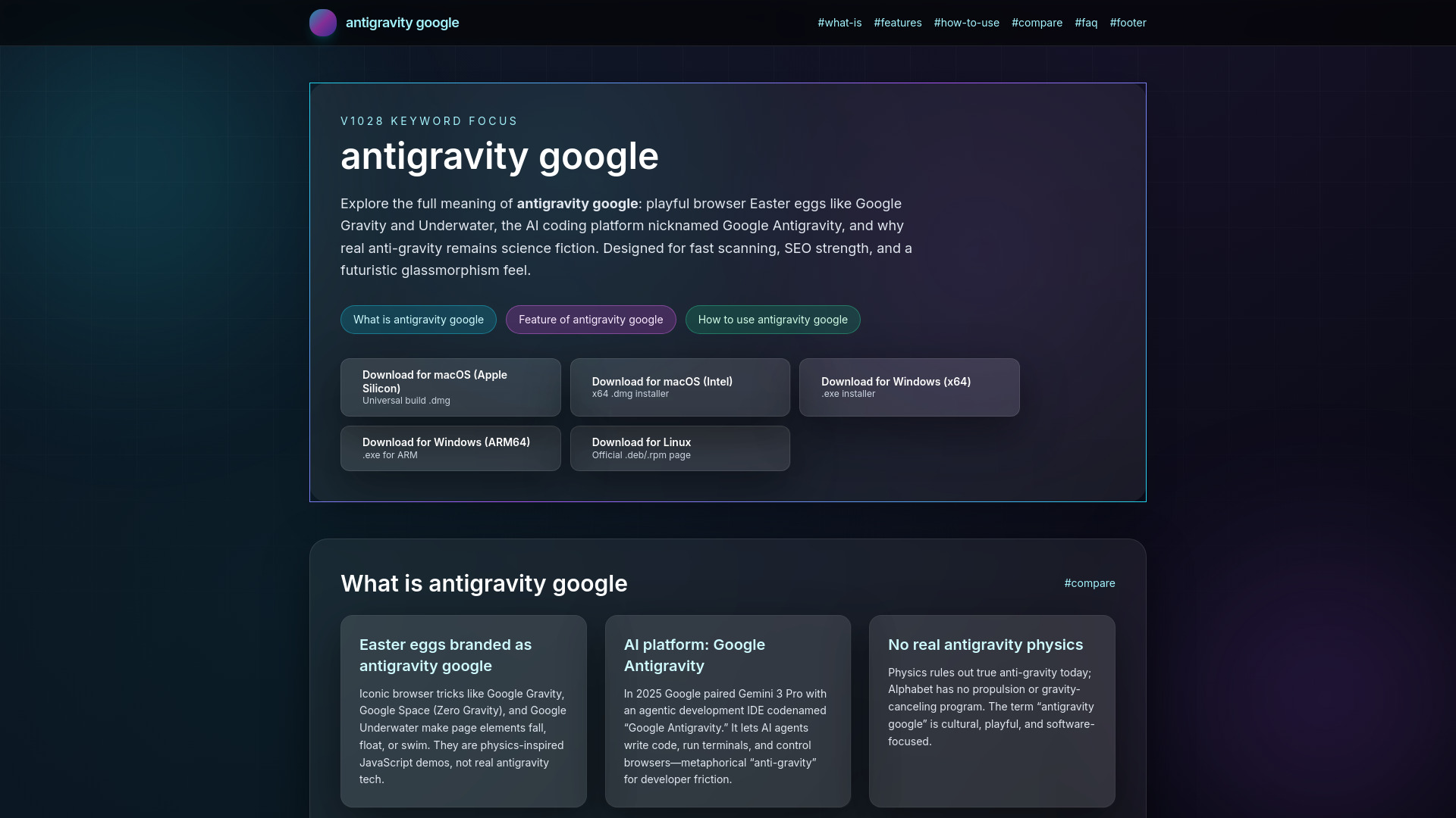 Antigravity