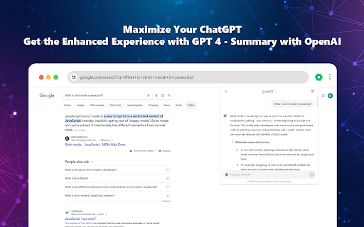 GPT-4 Chrome Extension - 谷歌插件