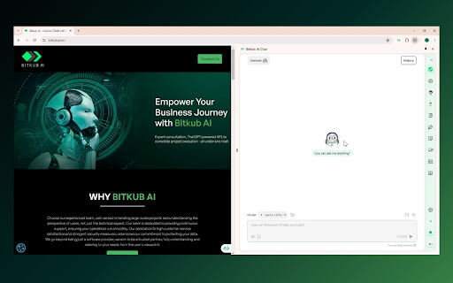 Bitkub Moonshot AI Assistant - 谷歌插件