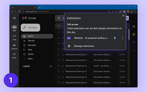 WriteMe.Ai Google Chrome Extension - 谷歌插件