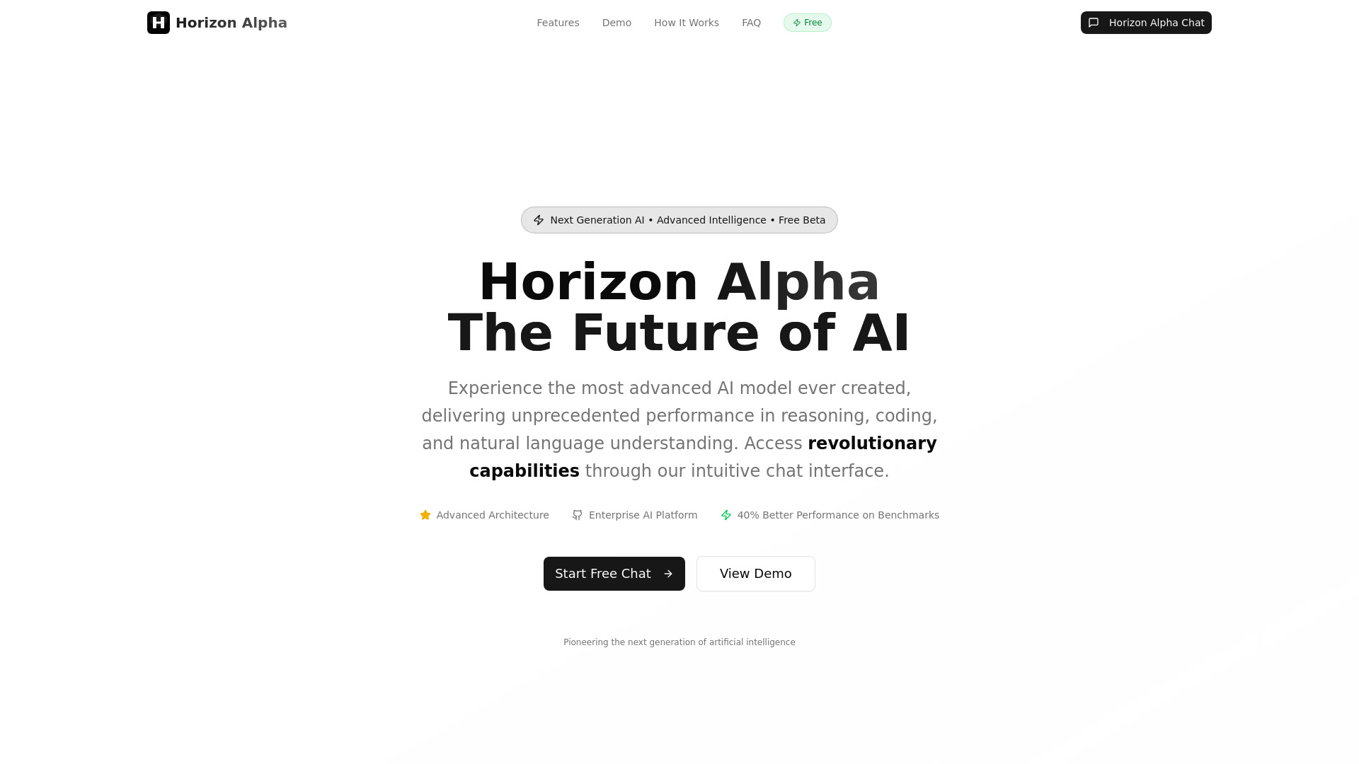 Horizon Alpha