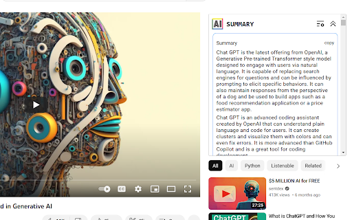 Chrome Extension for Summarizing Long-Form Content - 谷歌插件