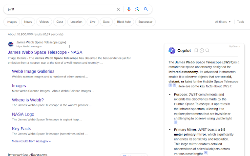 Copilot in Google - 谷歌插件