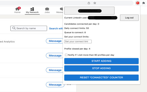 Hyranse Recruiting Automation - 谷歌插件