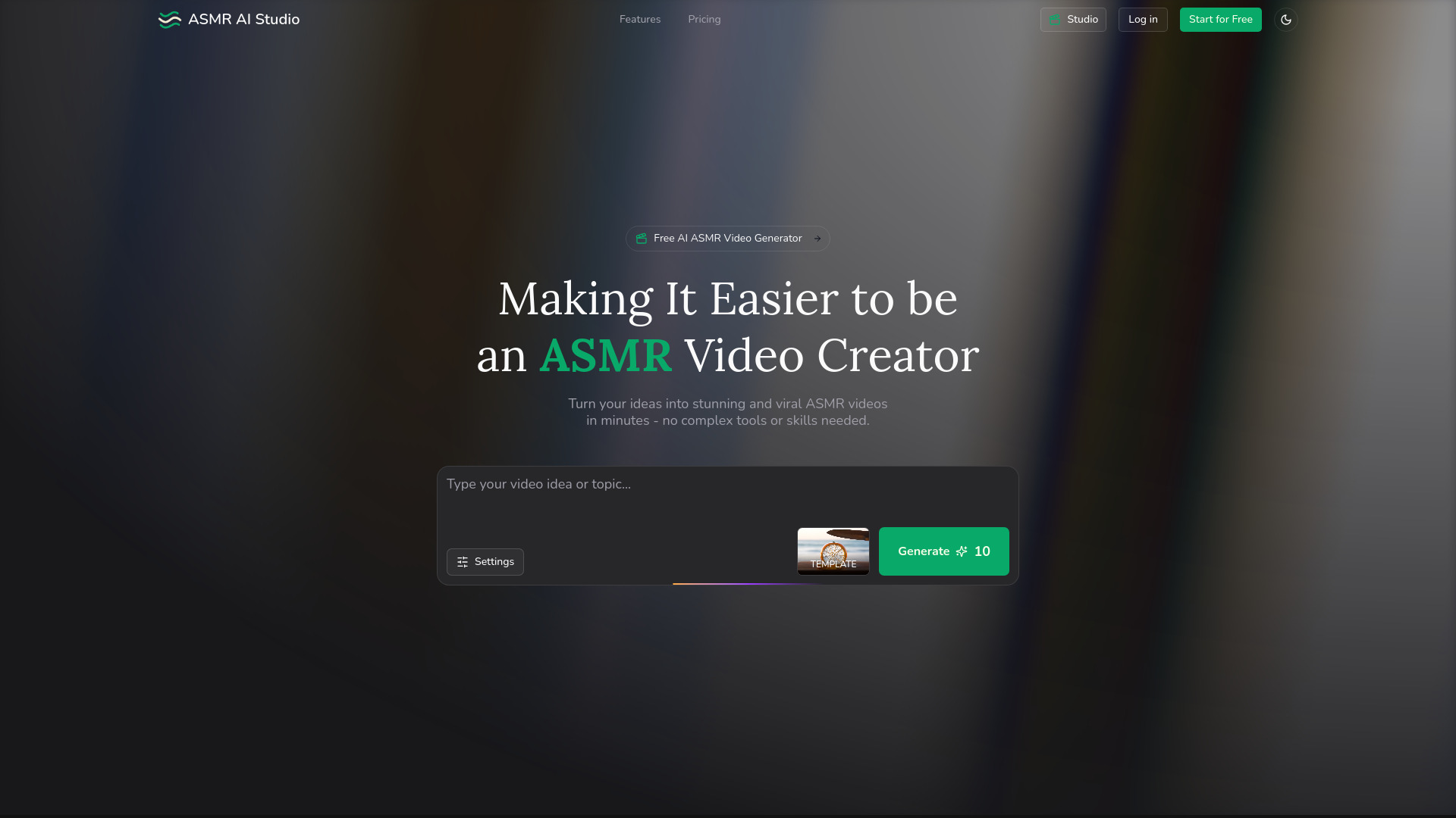 ASMR AI Studio