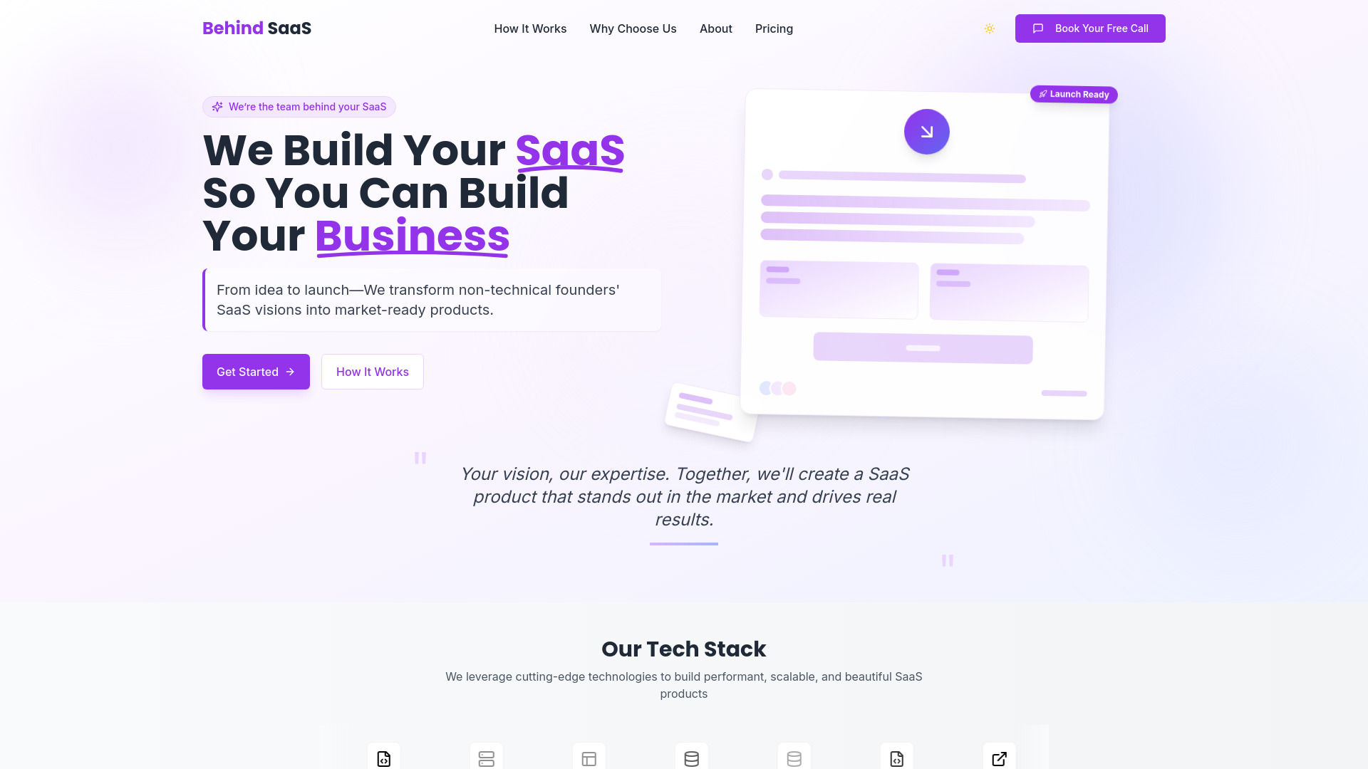 Behind SaaS