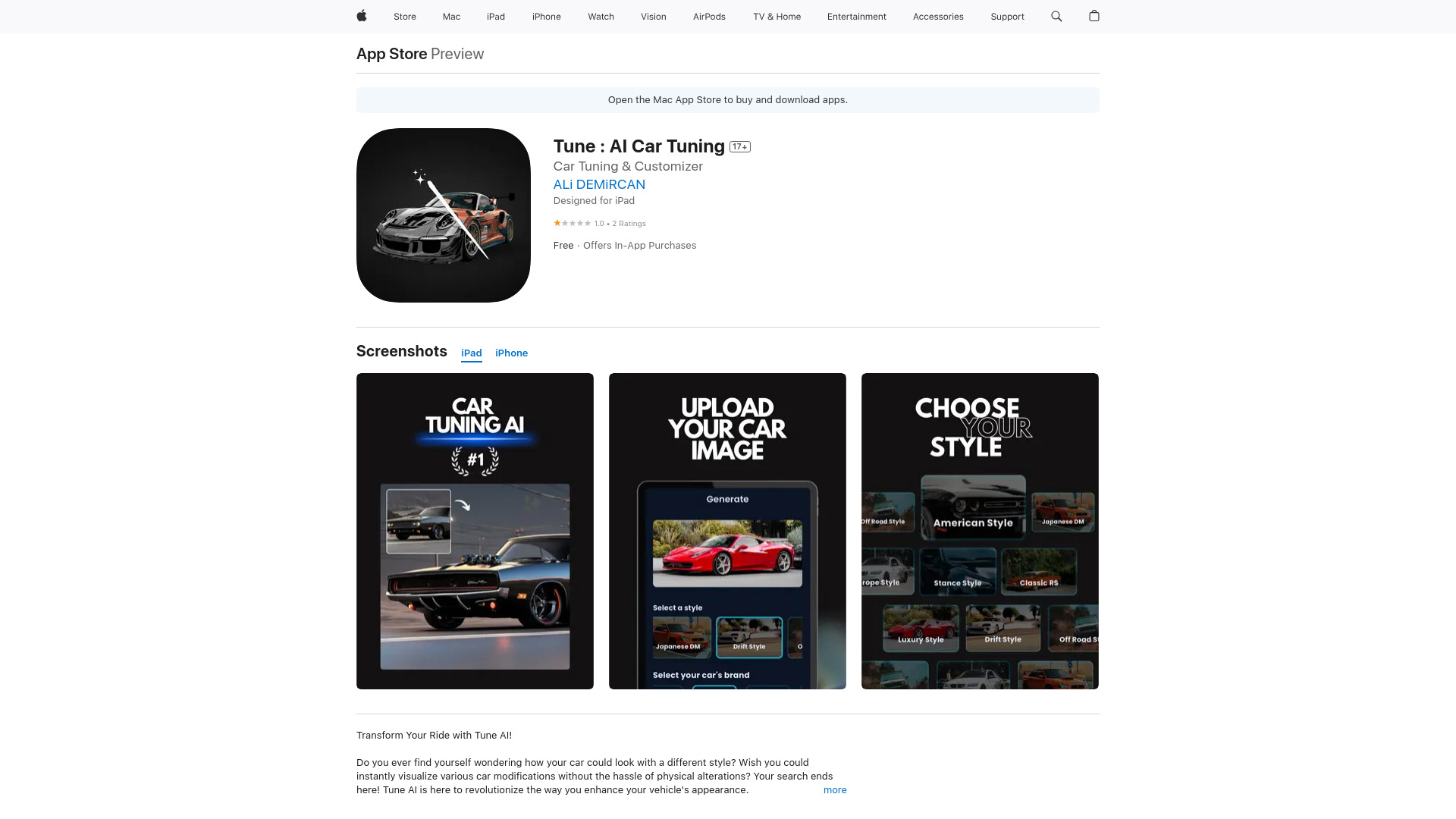 AI Car Tuning