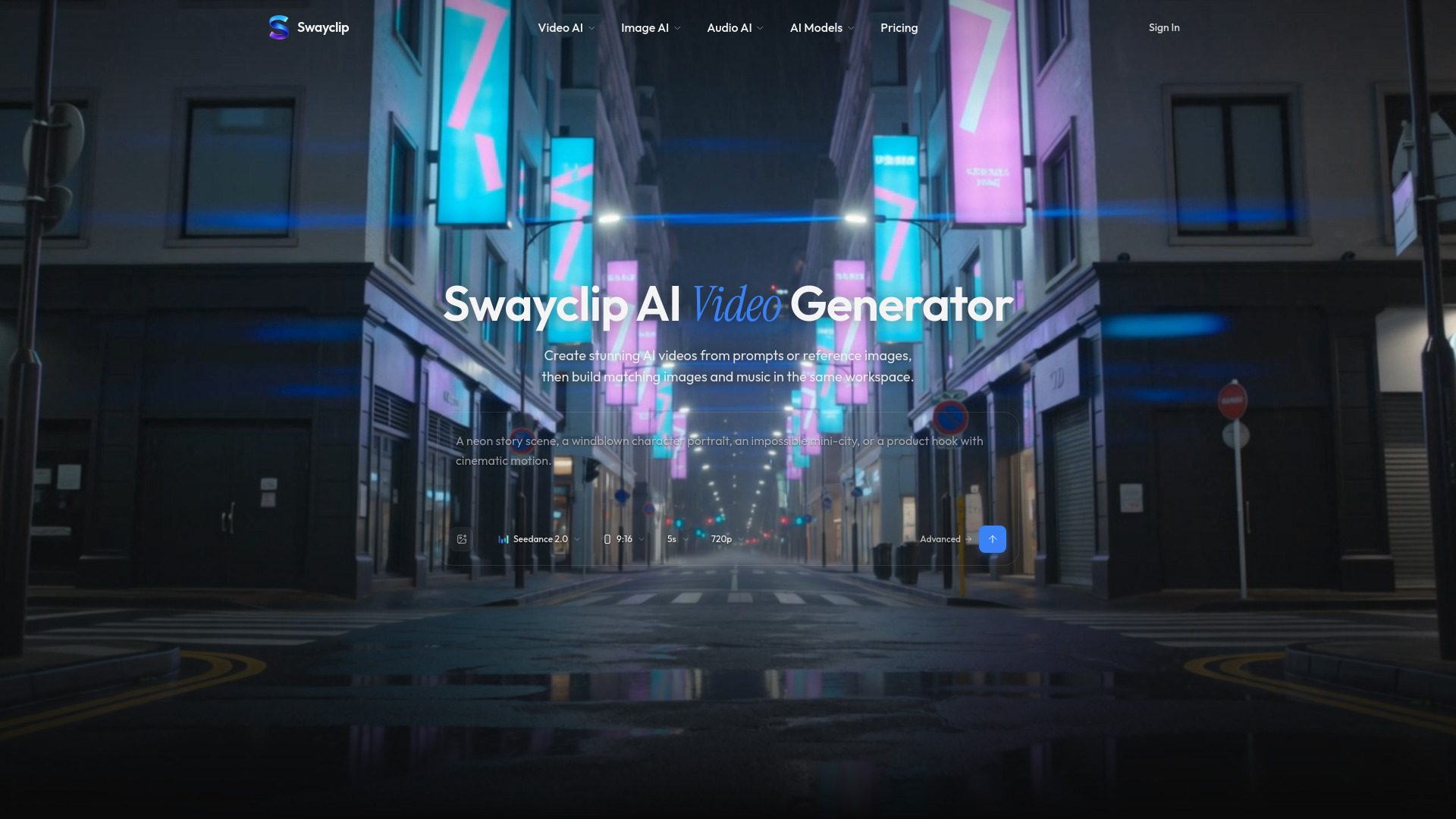 Swayclip - AI Video Generator