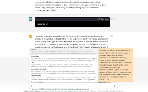 ChatGPT Prompt Helper Browser Extension - 谷歌插件