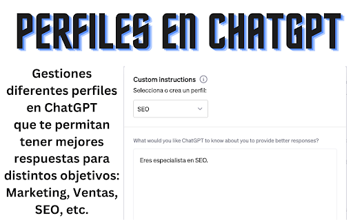 ChatGPT Custom Instructions Profile Extension - 谷歌插件