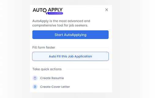 AutoApply Jobs - 谷歌插件