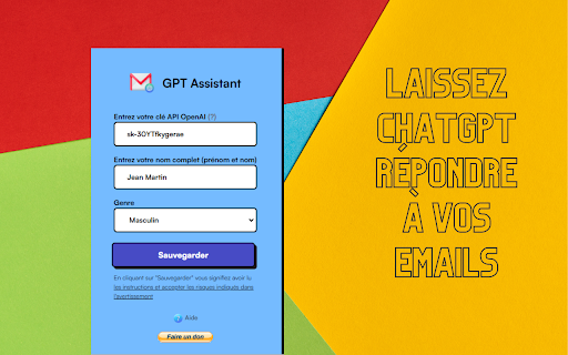 Gmail GPT-3.5 Email Response Generator - 谷歌插件