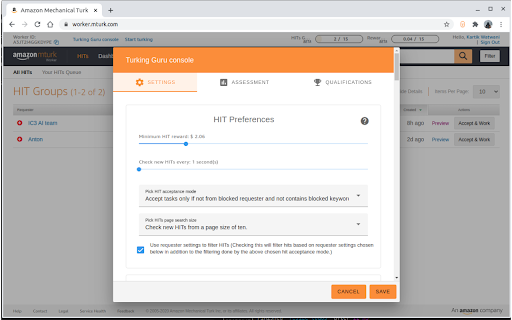 MTurk HIT Automation - 谷歌插件
