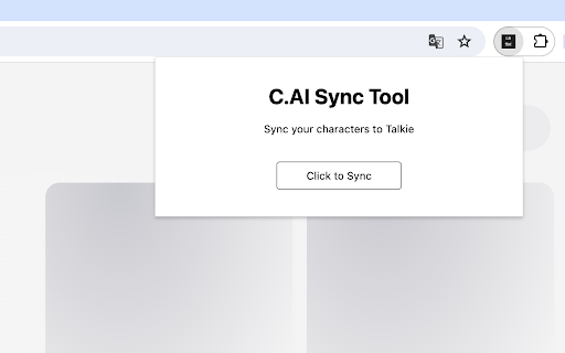 Character AI Synchronizer - 谷歌插件