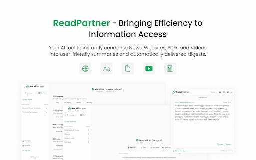 ReadPartner - 谷歌插件