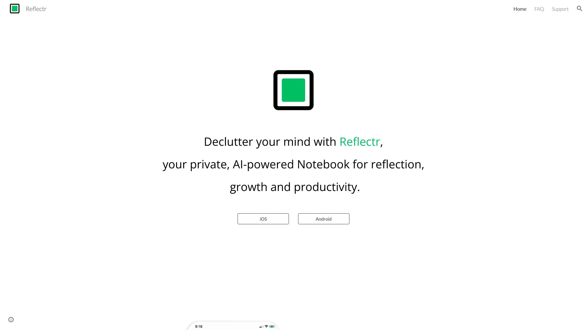 Reflectr AI Journal