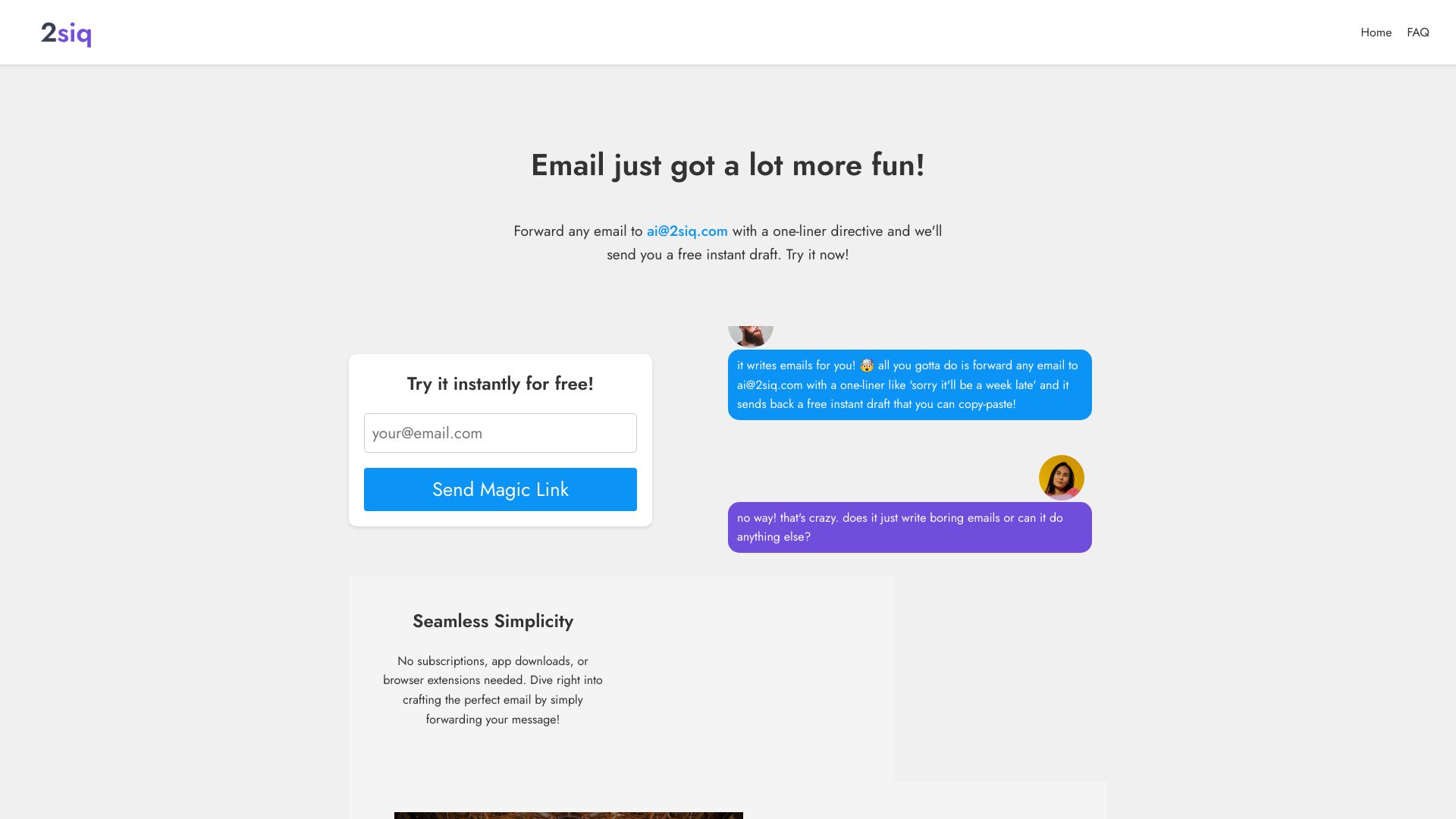 2siq AI Email Reply