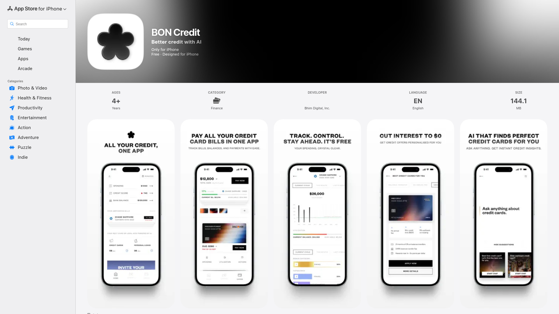 BON Credit App