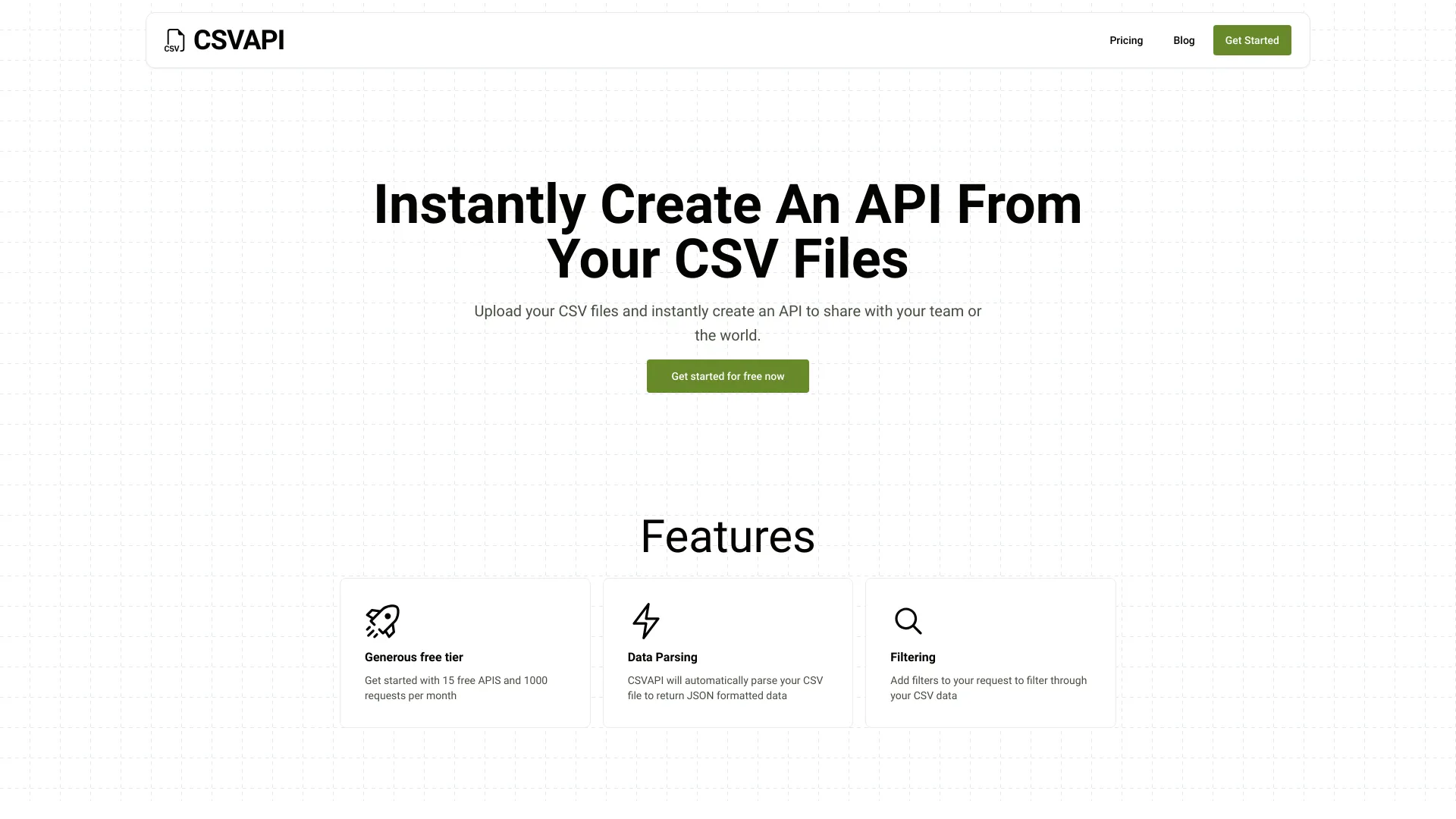 CSVAPI