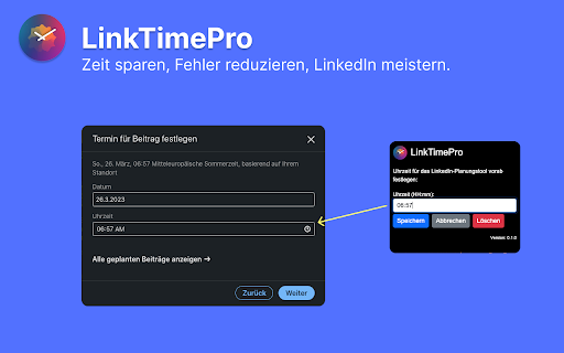 LinkedIn Post Scheduler - 谷歌插件