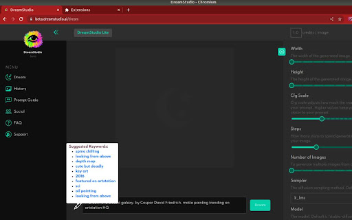 Prompt Suggestion Chrome Extension - 谷歌插件