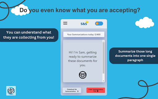S&S - AI Privacy Policy Summarizer - 谷歌插件