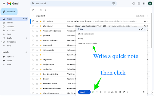 One Click AI Email - 谷歌插件