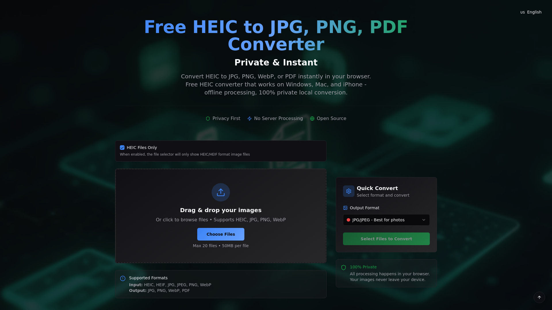 HEIC to JPG Converter
