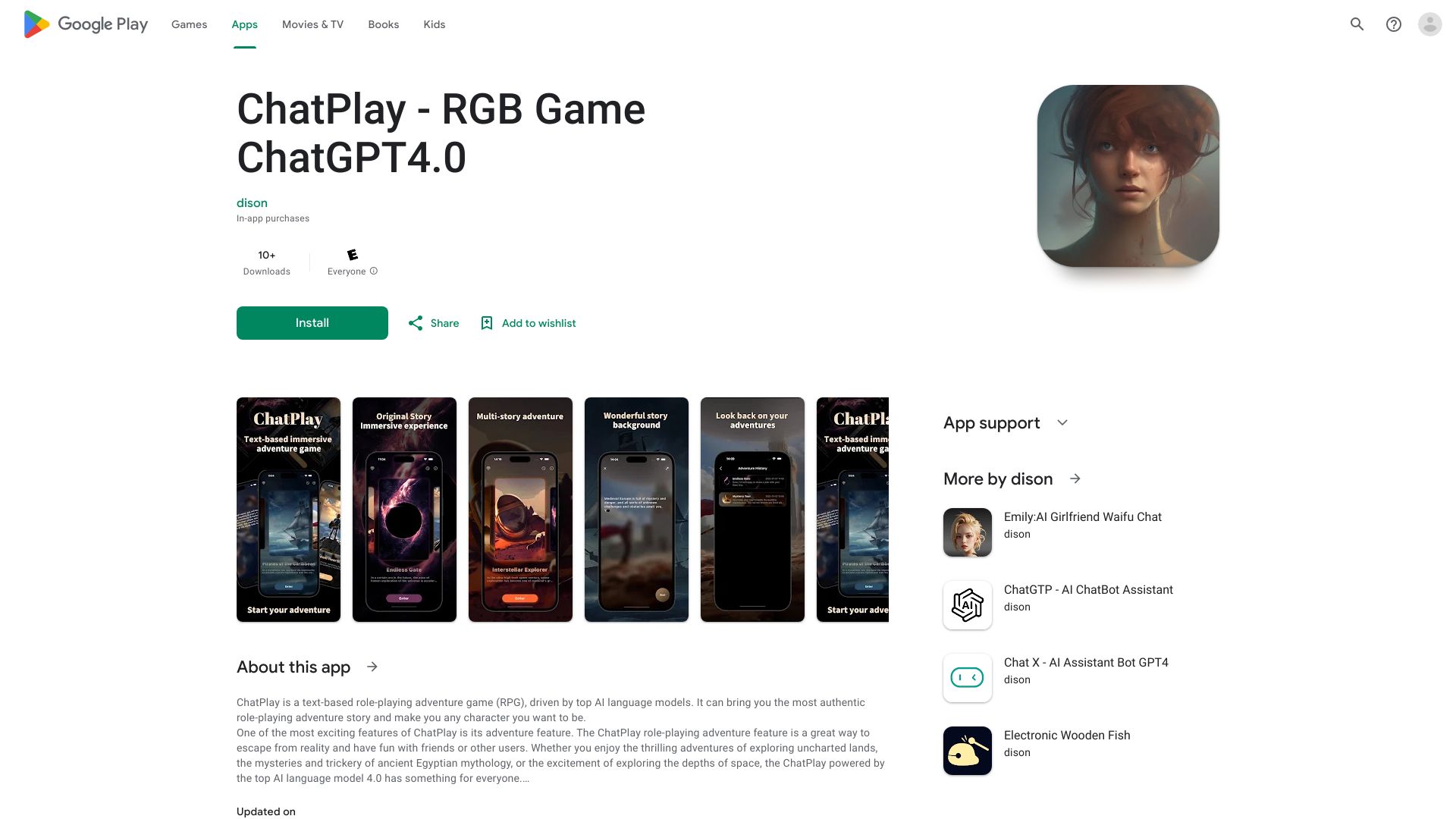 ChatPlay - RGB Game ChatGPT4.0