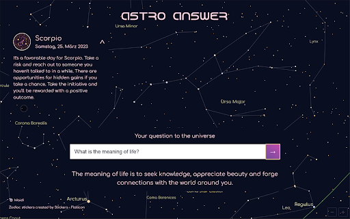 AI Horoscopes & Personalized Answers - 谷歌插件