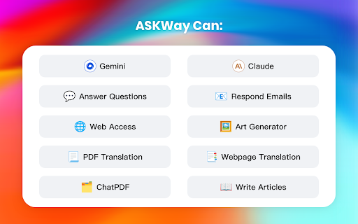 ASKWay - 谷歌插件