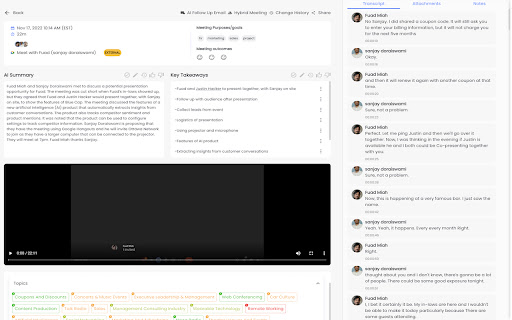 Effortless AI Meeting Note-Taking - 谷歌插件